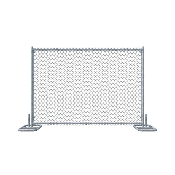 temporary panel fencing are typically made of sturdy materials like aluminum or steel